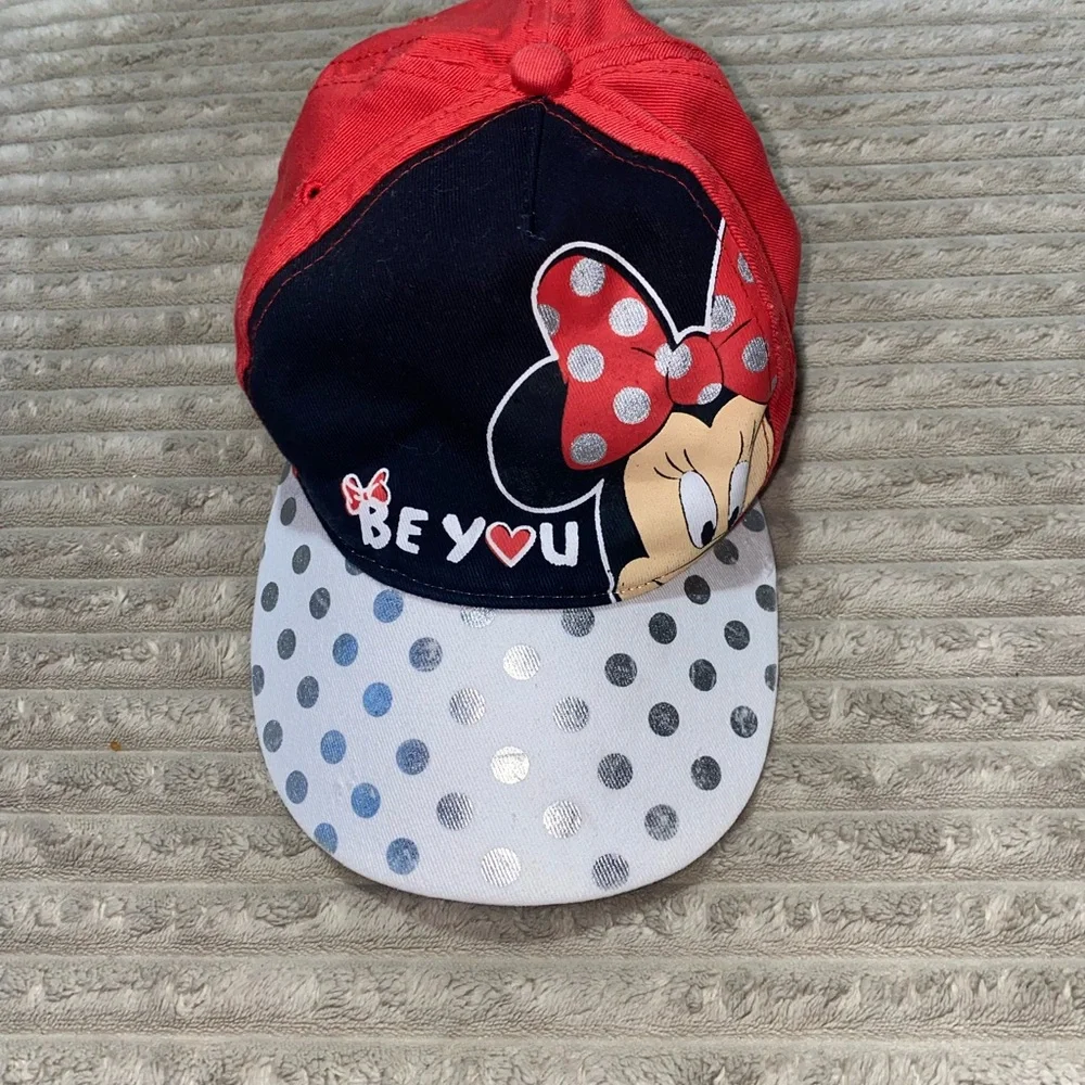 🎀 Disney Minnie Mouse Toddler Hat 🎀 | Velcro Back | 100% Cotton